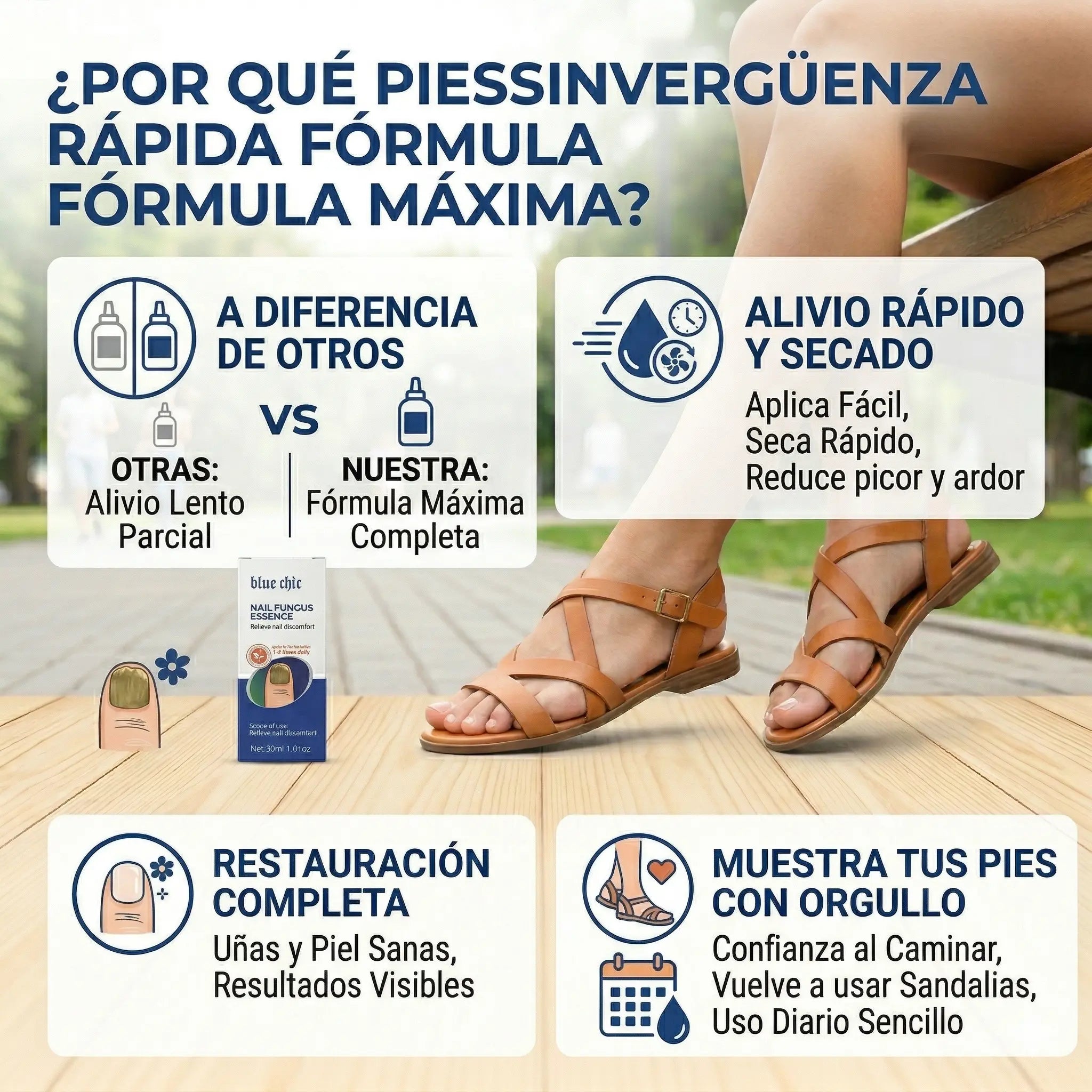 Parche reparador de uñas